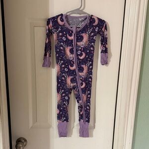 Bamboo Enchanting Purple Celestial Kids Footie